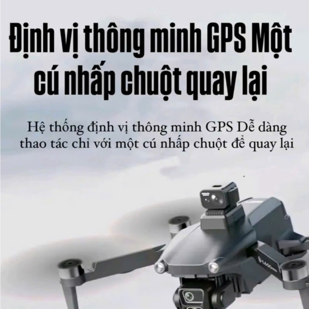 Drone L600-1 Promax, Tay Cầm Màn Hình RC Quay Chụp 4K có Gimbal Chống Rung 3 Chục, Flycam Mini