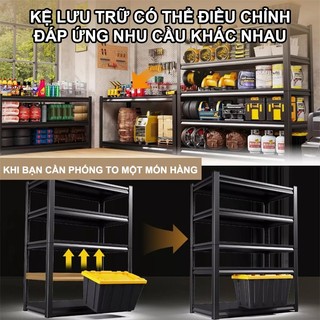 BMZAR Kệ sắt đa năng Kệ để đồ Tấm dày Kệ sắt đựng đồ Tải Trọng🔥 500KG🔥Kệ sắt v lỗ