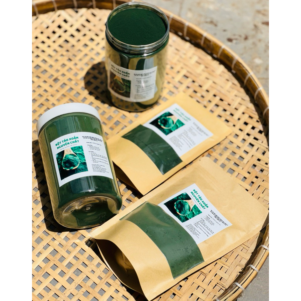 [500gram tặng bột] Bột Tảo Xoắn Nguyên Chất Benuss