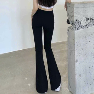 Quần Đuôi Cá Dáng Loe  ELEGANTE Chất Liệu Vải Umi Hàn Siêu Co Giãn, Không Nhăn, Không Bai, Không Phai. Không Xù Vải .65