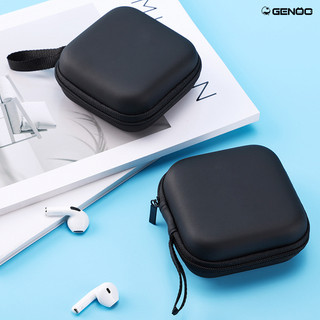 Túi Đựng Phụ Kiện 3D Da PU Cứng Cáp – Hộp Bảo Vệ Tai Nghe, Dây Sạc, Cục Sạc, Trang Sức – Chống Nước, Chống Va Đập GENOO