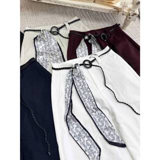 Quần Ống Rộng ELEGANETE Phối Nơ Và Dây Rút Siêu Hot Không Nhăn, Không Phai, Bai Xù, Chất Vải Dày Dặn