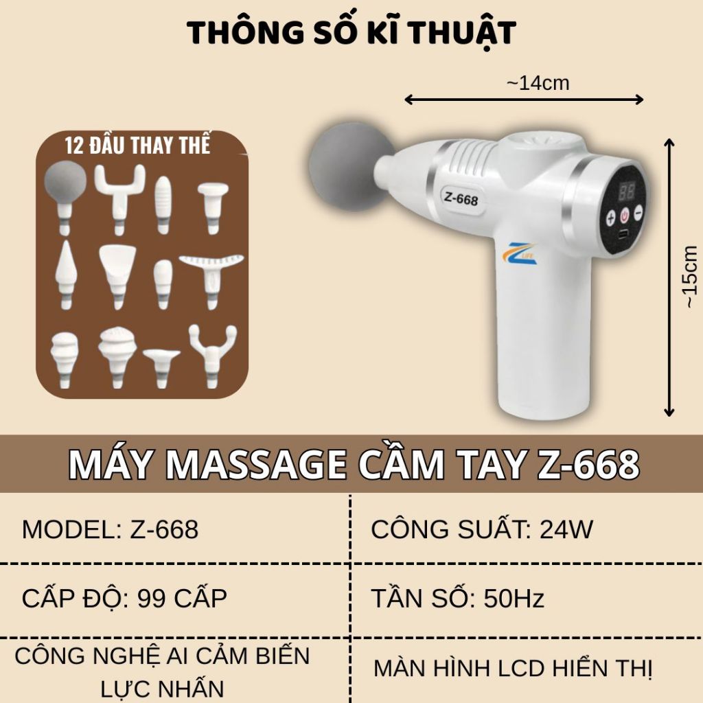 Máy Massage Cổ Vai Gáy Cho Người Lớn Tuổi, Máy Mát Xa Cầm Tay Mini Máy Đấm Lưng Quà Tặng Cha Mẹ