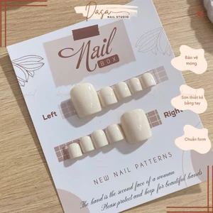 Nailbox móng chân thiết kế 10 móng úp phom siêu xinh mới nhất ( tặng kèm keo,dũa,cồn) NAILBOX_