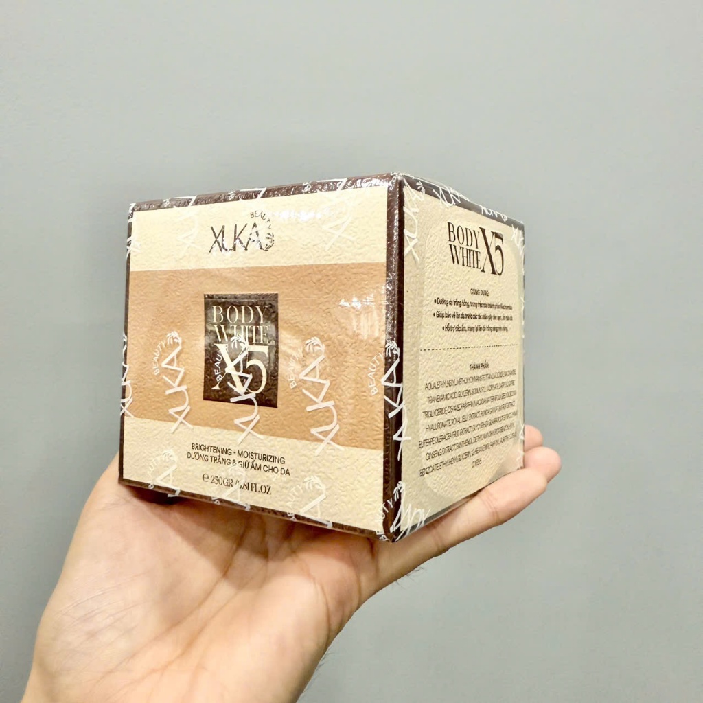 Kem Body Dưỡng Trắng Da XUKA X5 Mới Trắng Nhanh Cấp Tốc X5 Lần Hộp 250g