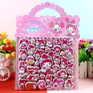 Set Sticker Dán Nhựa Nổi Kurumi, Labubu, Nhiều Mẫu Đáng Yêu Cho Bé - Set Gồm X2 Tờ Nhiều Mẫu Đa Dạng