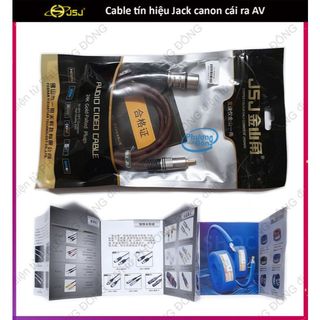 XẢ KHO | Bộ 2 DÂY CÁP CHUYỂN ĐỔI CANON CÁI ra AV BÔNG SEN - LOẠI TỐT