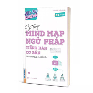 Sách - All In One Korean - Sổ tay Mind Map Ngữ pháp Tiếng Hàn cơ bản dành cho người mới bắt đầu