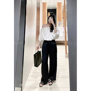 𝙎𝙄𝙉𝘼 𝙏𝙊𝙋 - Áo Linen Bẹt Vai