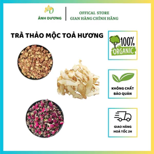 Set Trà | Trà Thảo Mộc Toả Hương Thơm Cơ Thể Gồm Hoa Hồng, Hoa Nhài, Ngọc Trúc