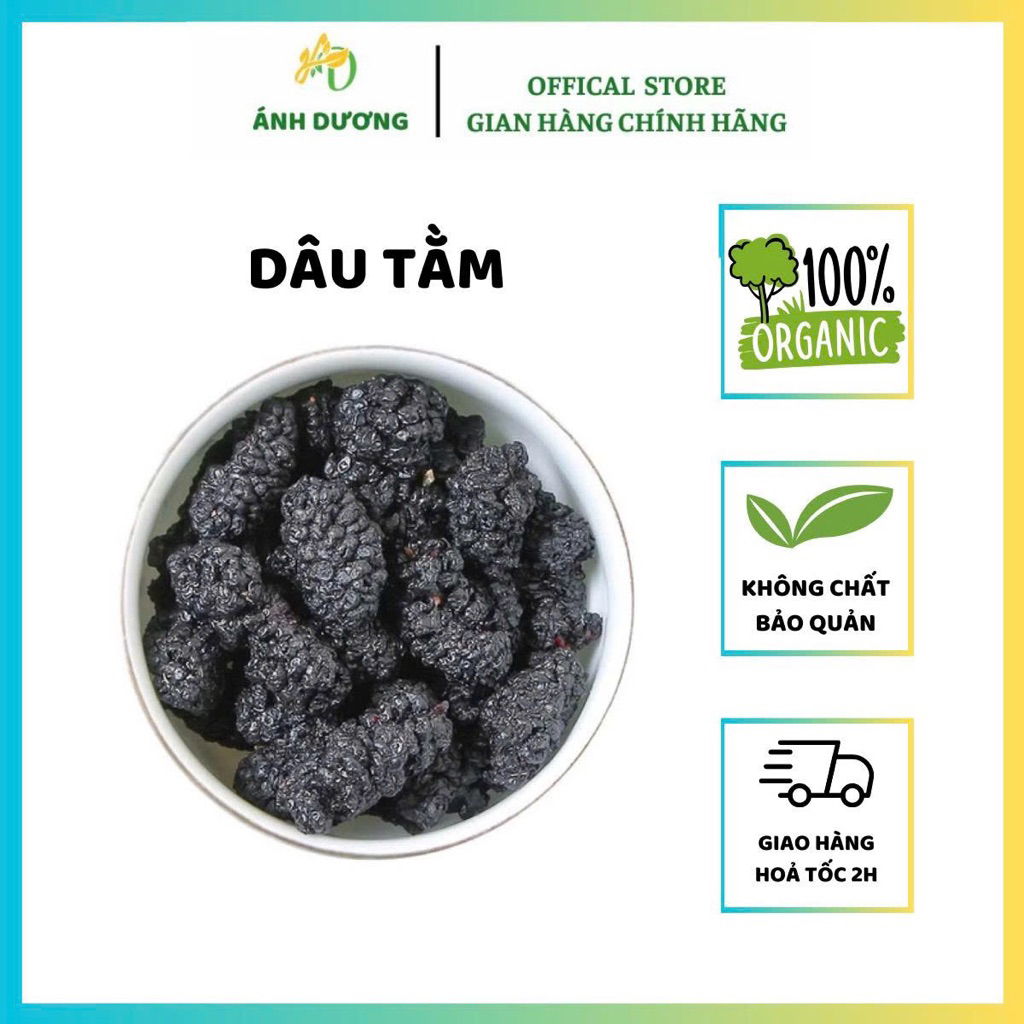 Dâu Tằm Sấy Khô Nguyên Quả Dùng Pha Trà Giúp Giữ Dáng Đẹp Da