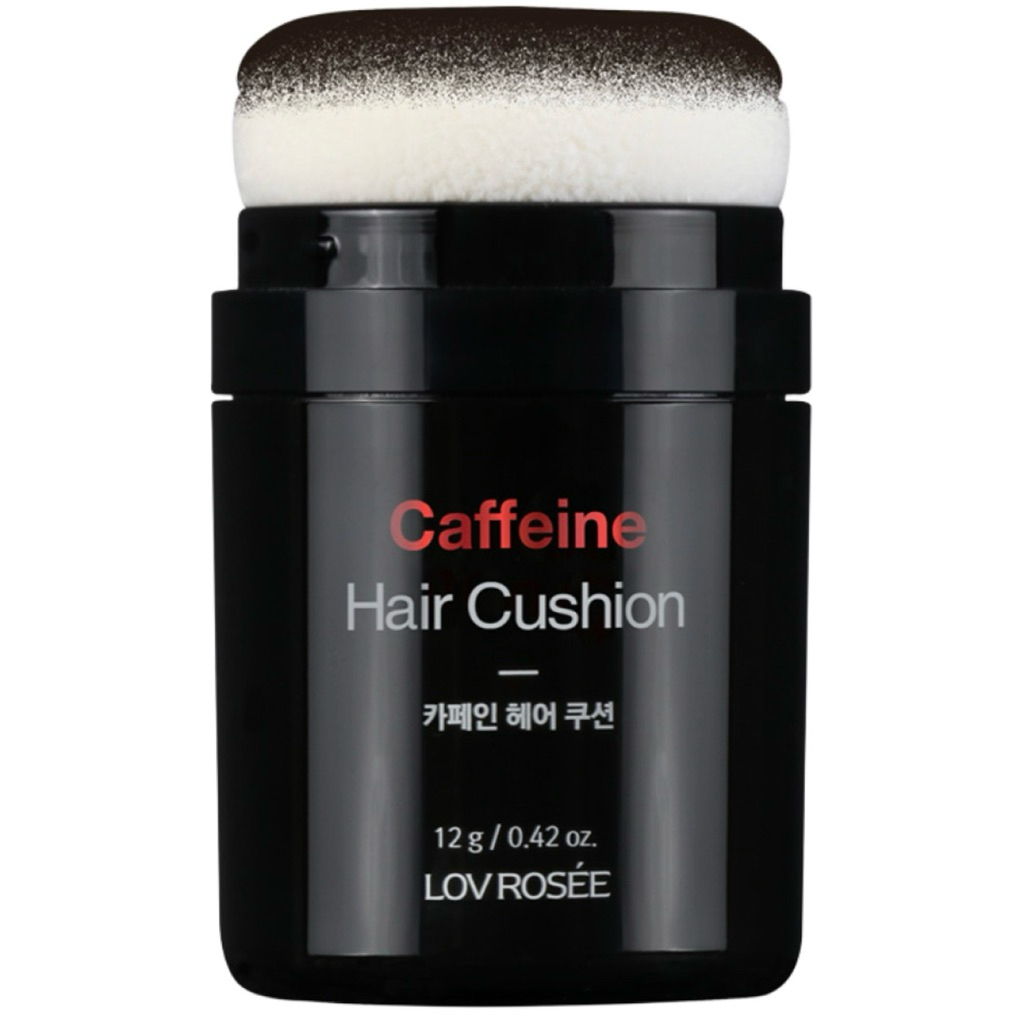 Thuốc nhuộm tóc 5 phút + Quick Hair Puff + Caffeine Hair Cushion che phủ thưa tóc (Đen tự nhiên)