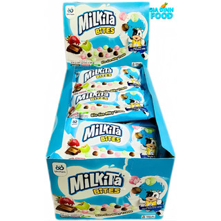 Kẹo Sữa Mềm Milkita Bites Vị (Sôcôla, Dâu, Dưa Lưới)