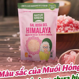 Muối hồng Himalaya NaturGreen nhập nguyên túi