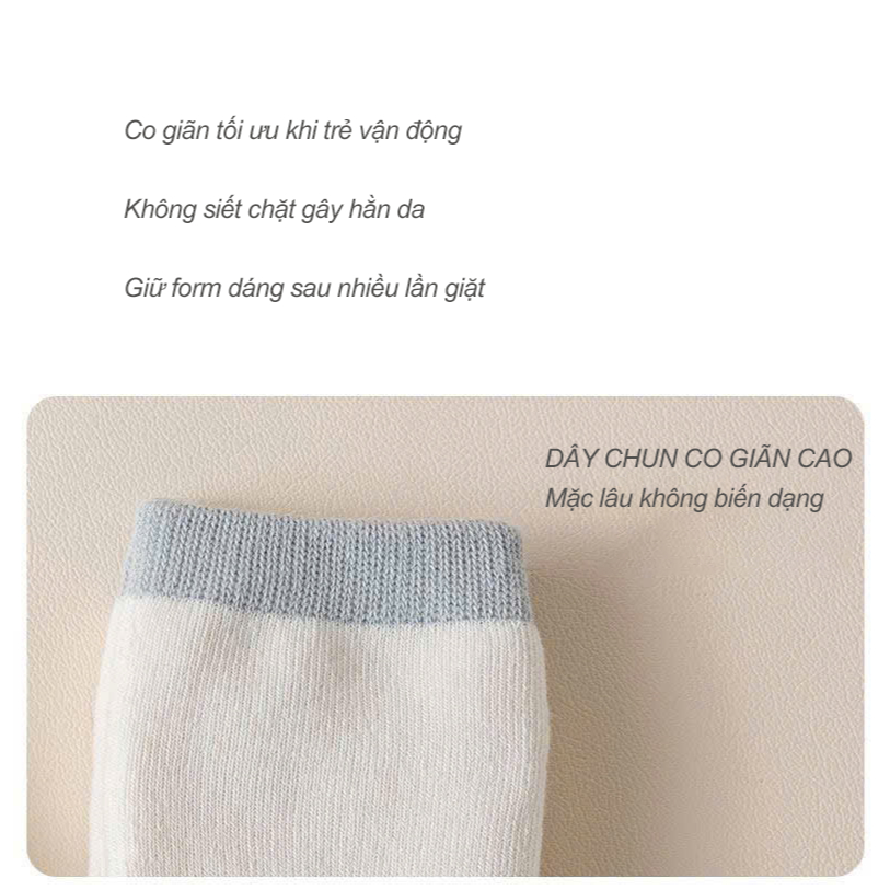 Tất chống trượt cho bé tập đi, vớ trẻ em họa tiết dễ thương, an toàn, mềm mịn - Ekiu Shop