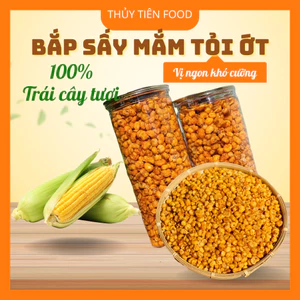 THUYTIENFOOD Bắp Sấy Tỏi Ớt – Túi 300gr/500gr – Snack Ăn Vặt Giòn Rụm – Cay Mặn Đậm Đà, Càng Ăn Càng Ghiền