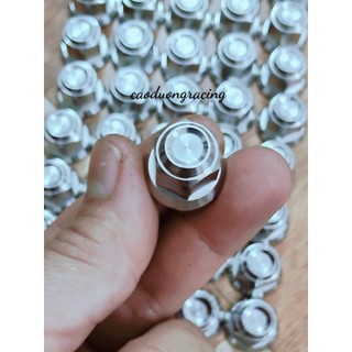 Ốc chân phuộc inox 304kèm long đền đỏ, gắn cho xe Wave, Sirius, Dream, Cub, Future 10li Thái thông dụng phụ tùng xe máy