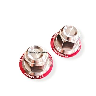 Ốc chân phuộc inox 304kèm long đền đỏ, gắn cho xe Wave, Sirius, Dream, Cub, Future 10li Thái thông dụng phụ tùng xe máy