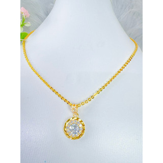 Các mẫu dây chuyền trang sức mạ vàng 18 ca dây chuyền 2 chỉ kèm mặt cao cấp hàng titan có dập ký hiệu 18 ca