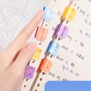 Set 10 cái kẹp giấy mini bằng nhựa đủ màu