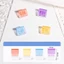 Set 10 cái kẹp giấy mini bằng nhựa đủ màu