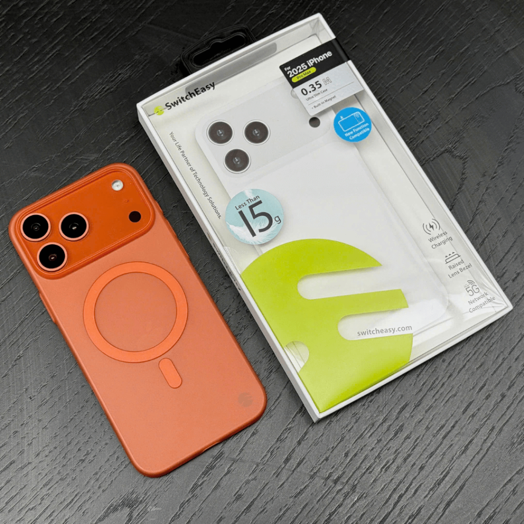 [ iP 17] Ốp Siêu Mỏng SwitchEasy Ultra Slim Case Tích Hợp Sạc Từ Tính cho iP 17 Pro Max/ 17 Pro/ 16/15 Series
