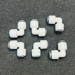 Combo 2c Co vuông 2 đầu ống 6-6mm - Co Cút Lọc Nước