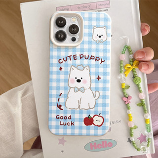Ốp Lưng iPhone TPU Hoạ Tiết Da Mềm Cute Puppy Chống Sốc, Chống Bẩn Cao Cấp - iP X/XS/11/12/13/14/15/16/17/Plus/Pro/Max