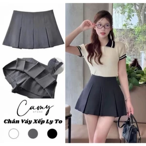 CHÂN VÁY XẾP LY TENIS SIÊU XINH CHẤT LIỆU KAKI HÀN CAO CẤP CÓ QUẦN TRONG HOTTREND CHO NỮ NHÀ CAMYY.STORE