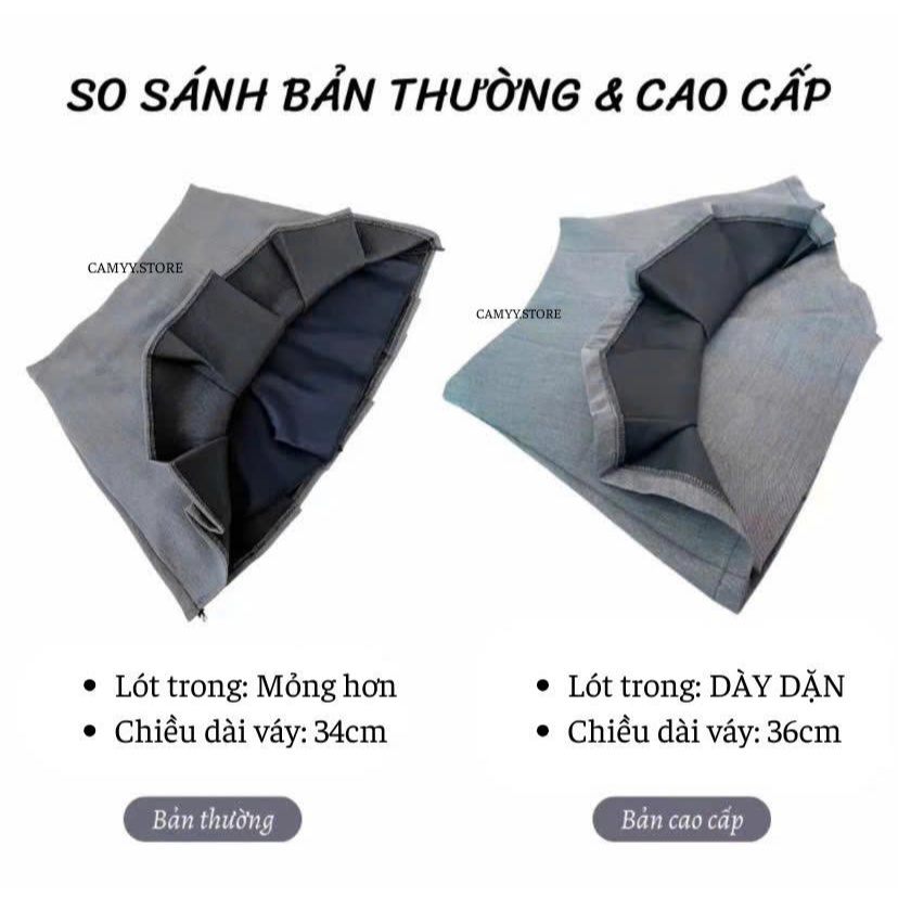 [MẪU MỚI] CHÂN VÁY XẾP LY TENIS SIÊU XINH CHẤT LIỆU KAKI HÀN CAO CẤP CÓ QUẦN TRONG HOTTREND CHO NỮ NHÀ CAMYY.STORE