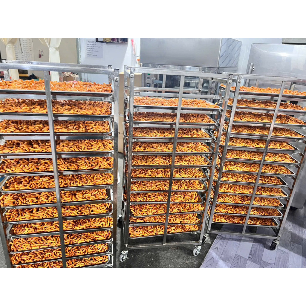 Nui sấy gạo lứt vị rong biển , vị hành , nui sấy giòn vị bơ cay . Đồ ăn vặt Minh Nhi