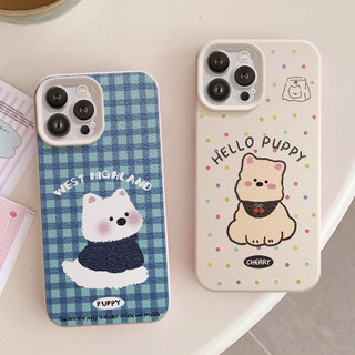 Ốp Lưng iPhone TPU Hoạ Tiết Da Mềm Hello Puppy Chống Sốc, Chống Bẩn Cao Cấp - iP X/XS/11/12/13/14/15/16/17/Plus/Pro/Max