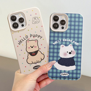 Ốp Lưng iPhone TPU Hoạ Tiết Da Mềm Hello Puppy Chống Sốc, Chống Bẩn Cao Cấp - iP X/XS/11/12/13/14/15/16/17/Plus/Pro/Max