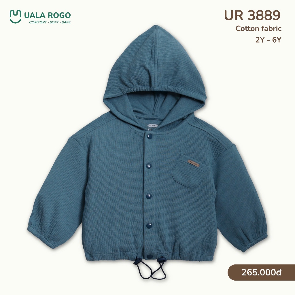 (9-22kg) Áo Khoác Nỉ, Áo Khoác Gió Hoạ Tiết Đáng Yêu Uala UR3664 UR3809 UR3889 UR3886 UR3676