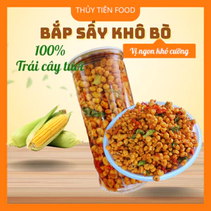 Bắp Sấy Khô Bò – Túi 300gr – Snack Ăn Vặt Giòn Ngon – Vị Đậm Đà Cay Ngọt Chuẩn Khô Bò