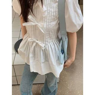 𝗠𝘆𝗰𝗵𝘂 𝗟𝗶𝗻𝗲𝗻 - |LY LINEN| - Áo linen thắt nơ thủ công