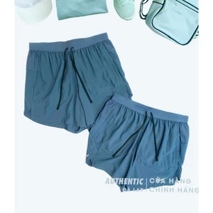 Quần Short Chạy Bộ Nam Màu xanh Stride 13cm DM4756-437