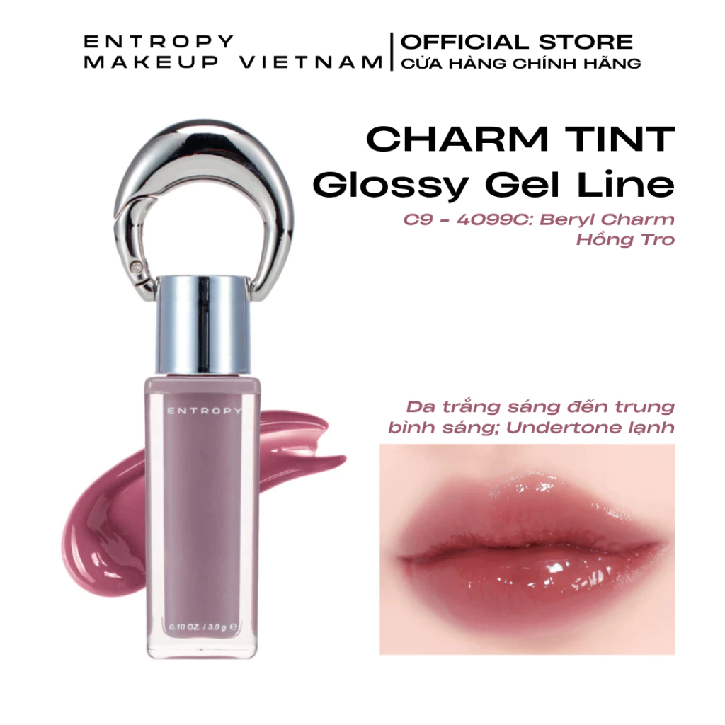 Entropy Son Charm Tint Glossy Gel Công Nghệ Gel Dưỡng Ẩm Nhiều Lớp Căng Mọng Bóng Như Makeup Filter 3.0g