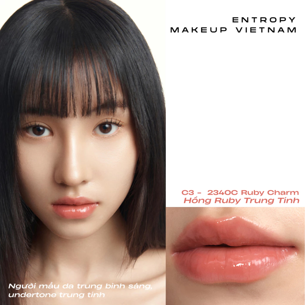 Entropy Son Charm Tint Glossy Gel Công Nghệ Gel Dưỡng Ẩm Nhiều Lớp Căng Mọng Bóng Như Makeup Filter 3.0g