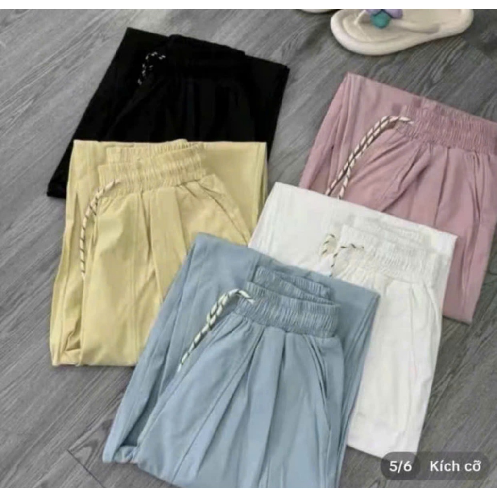 [ Mẫu Mới ] Quần BAGGY Thụng Chất Gió Kaki Cho Nữ Mặc Hè Nhà CAMYY.STORE