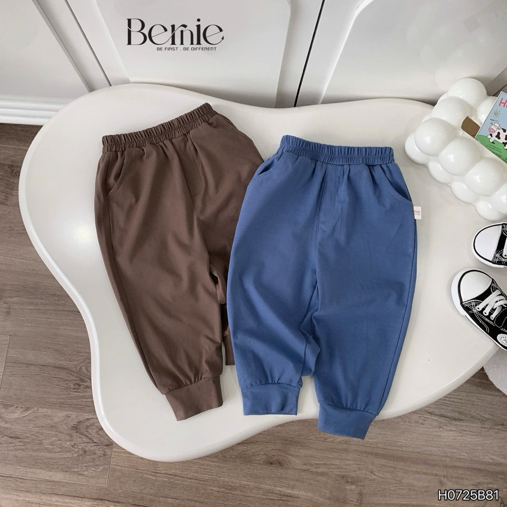 Set cotton dài tay Bernie in họa tiết khủng long, Bộ cotton zaclang dài tay cho bé trai 9-25kg