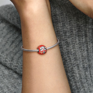 Charm Pandora Bạc Búp Bê Daruma