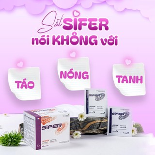 Sắt Sifer Chính Hãng - Bột Sắt Sinh Học Dễ Hấp Thu Cho Bà Bầu & Mẹ Sau Sinh - Nhập Khẩu Pháp (Hộp 60 Gói)