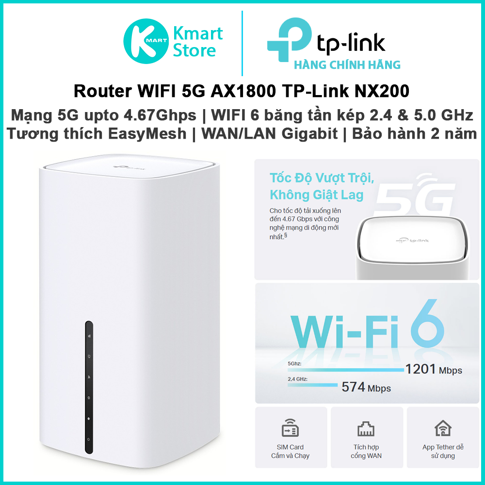 Router WIFI 5G TP-Link Archer NX200 | Mạng 5G upto 4.67Gbps | WIFI 6 2 ...