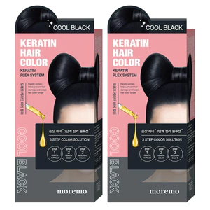 Thuốc Nhuộm Tóc nội địa Hàn Moremo Keratin Hair Color – Bổ Sung Keratin Phục Hồi Tóc Hư Tổn, Lên Màu Chuẩn Bóng Mượt