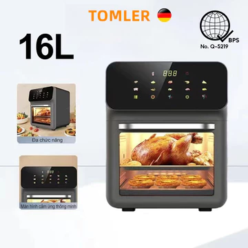 Nồi chiên không dầu nồi chiên không khí 16L Nồi chiên không dầu đa năng Air Fryer TOMLER