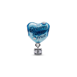 Charm Bóng Bay Trái Tim Tráng Men Xanh - Theo Đuổi Ước Mơ