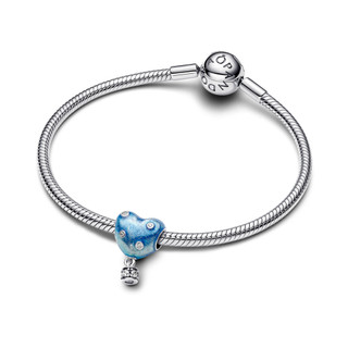 Charm Bóng Bay Trái Tim Tráng Men Xanh - Theo Đuổi Ước Mơ