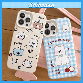 Ốp Lưng iPhone TPU Hoạ Tiết Da Mềm Cute Puppy Chống Sốc, Chống Bẩn Cao Cấp - iP X/XS/11/12/13/14/15/16/17/Plus/Pro/Max