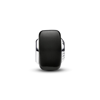 Charm Pandora Moments Bạc Murano Mini Đen Huyền Bí